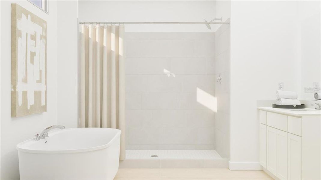 Furnished interior view inside a new home in Bridgewalk: Executive Collection, St. Cloud (Image 17).