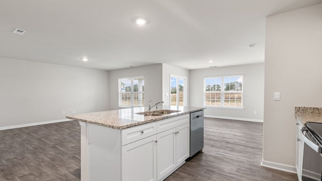 Furnished interior view inside a new home in Bynum Farms, Farmville (Image 8).
