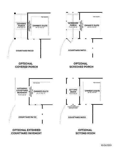 2D floor plan layout for the Promenade by Epcon Communities in The Courtyards at Quail Park, Mint Hill, NC (Image 30).