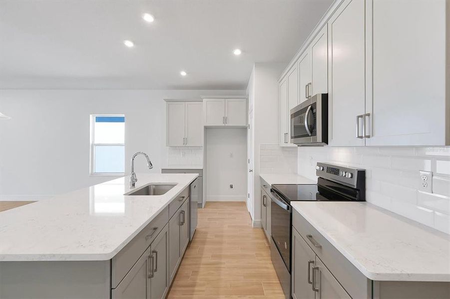 Furnished interior view inside a new home in Prairie Oaks, St. Cloud (Image 10).