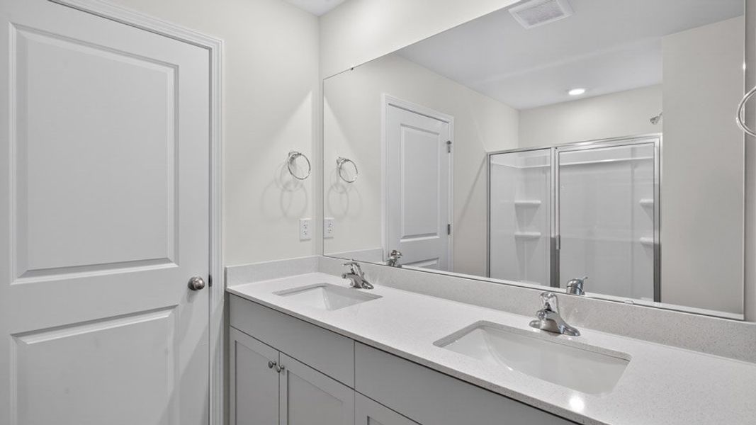 Furnished interior view inside a new home in Olive Branch, Clayton (Image 13). Furnished interior view inside a new home in Olive Branch, Clayton (Image 13).