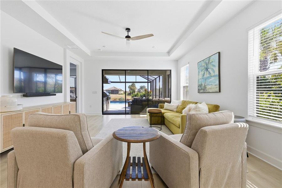 Furnished interior view inside a new home in , Bradenton (Image 8). Furnished interior view inside a new home in , Bradenton (Image 8).