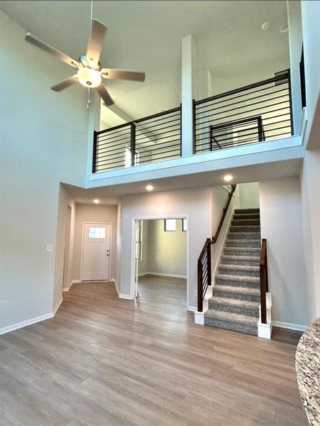 Spacious, unfurnished interior of a new home in Bluebonnet Village, Bellville (Image 45). Spacious, unfurnished interior of a new home in Bluebonnet Village, Bellville (Image 45).