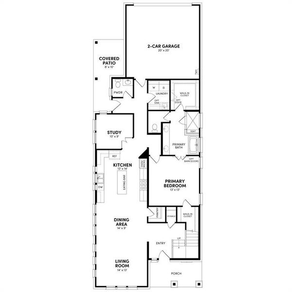 View of home floor plan