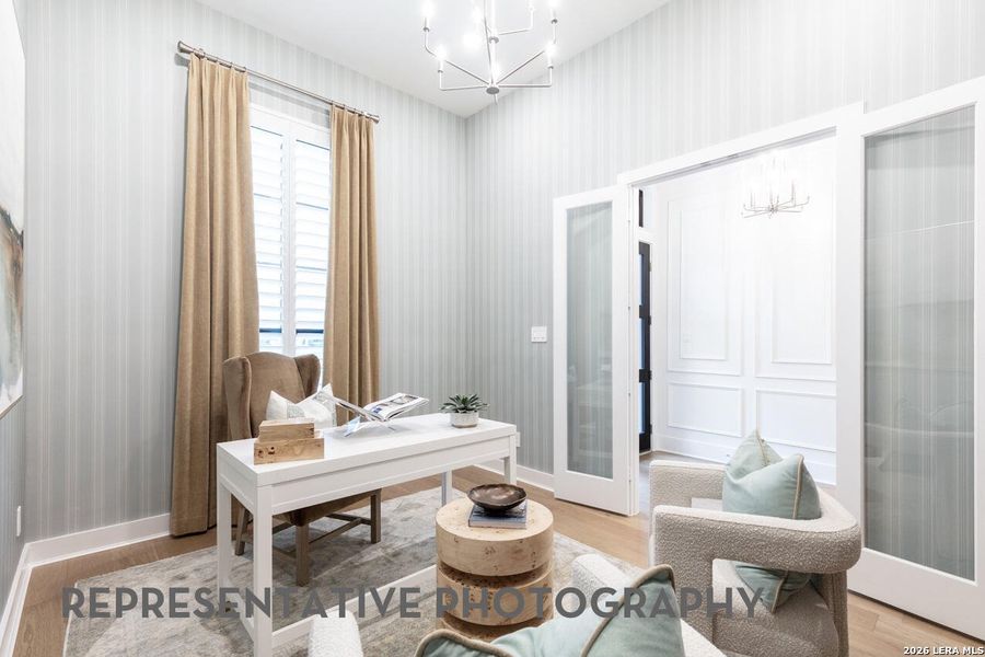 Furnished interior view inside a new home in Mayfair, New Braunfels (Image 6). Furnished interior view inside a new home in Mayfair, New Braunfels (Image 6).