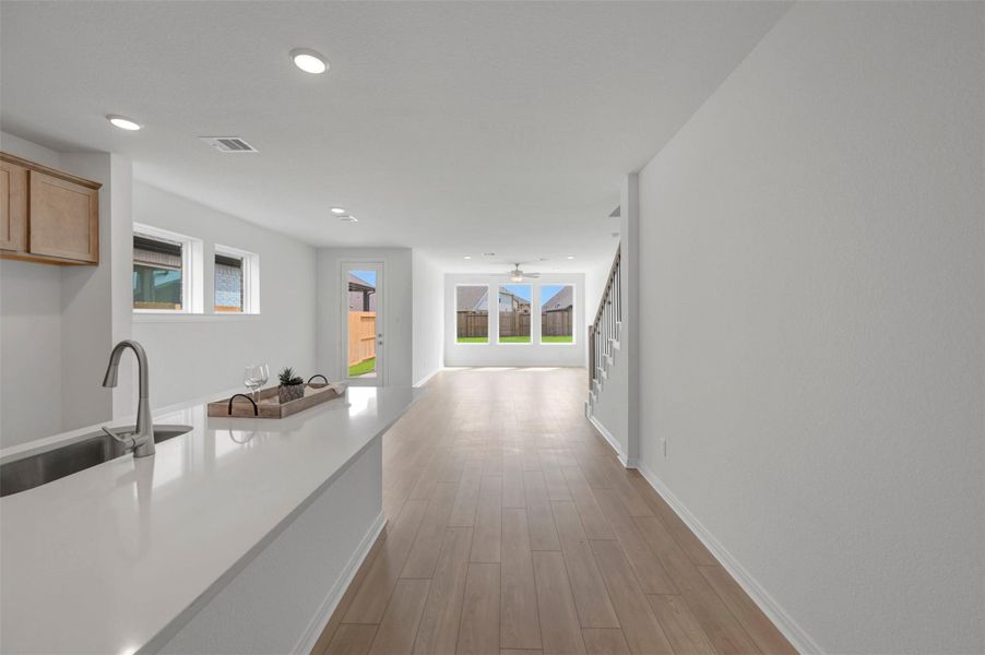 Furnished interior view inside a new home in Jordan Ranch - Terrace Collection, Fulshear (Image 5).