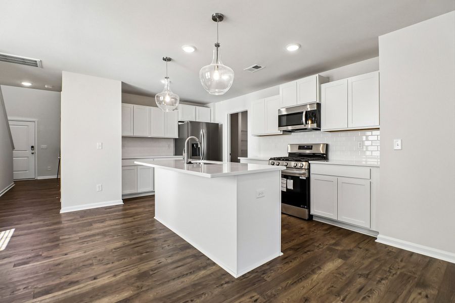 Furnished interior view inside a new home in Victorywoods Village, Columbia (Image 5).