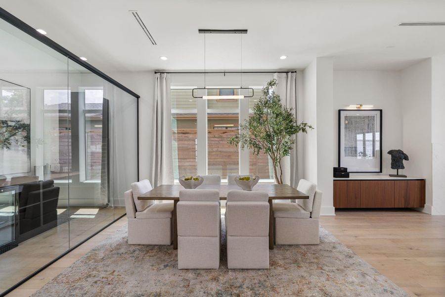 Furnished interior view inside a new home in , Houston (Image 25).