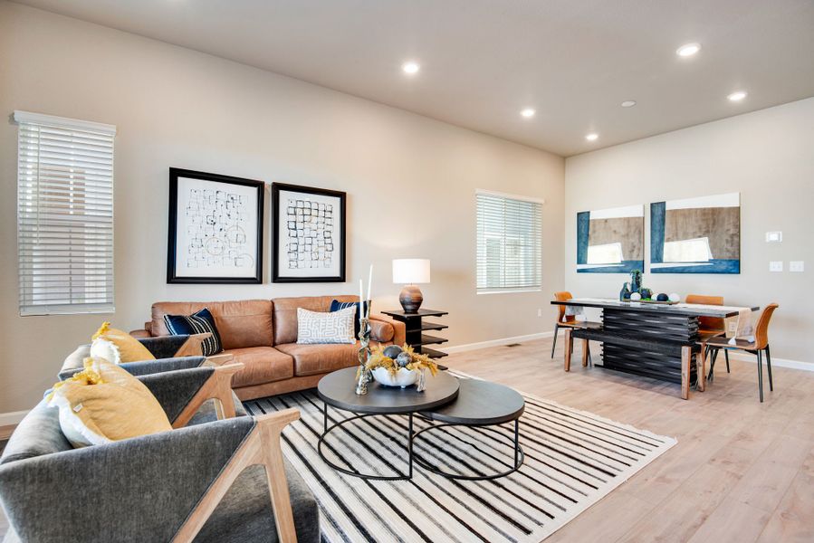 Furnished interior view inside a new home in Westside Crossing, Berthoud (Image 5).