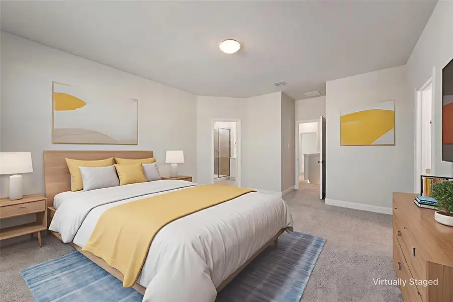 Furnished interior view inside a new home in AnaCapri, Anna (Image 8). Furnished interior view inside a new home in AnaCapri, Anna (Image 8).