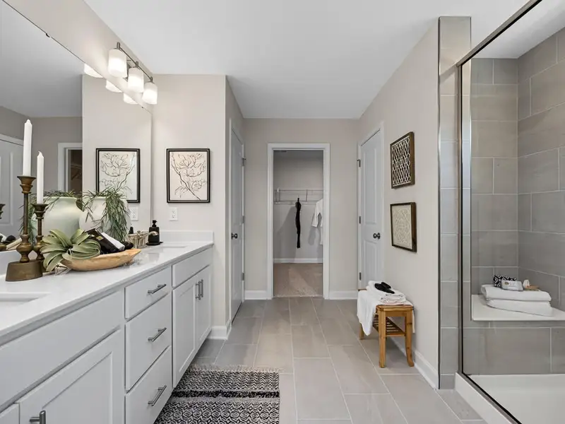 Furnished interior view inside a new home in Woodland Crossing, Zebulon (Image 10).