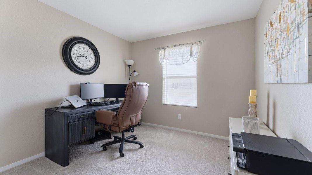Furnished interior view inside a new home in Trails at Cochran Ranch, Waller (Image 15).