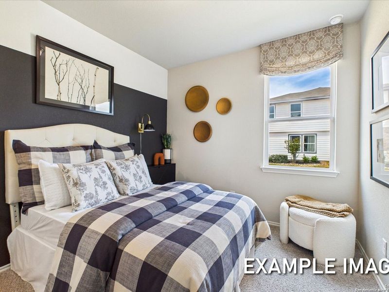 Furnished interior view inside a new home in Agave, San Antonio (Image 24).
