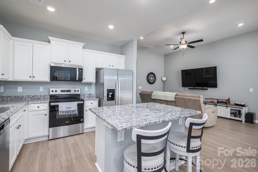 Furnished interior view inside a new home in Stagecoach Station, Gastonia (Image 27).