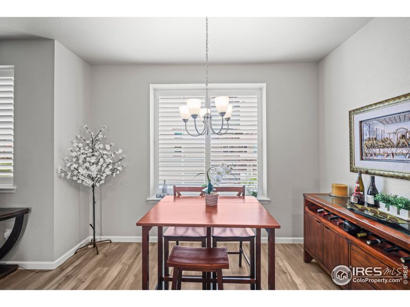 Bright interior is super welcoming. Bright interior is super welcoming.