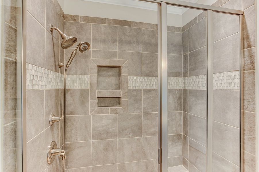 Representative furnished interior of a home built from the Ashton by Keystone Homes NC in Weybridge, Burlington (Image 45).