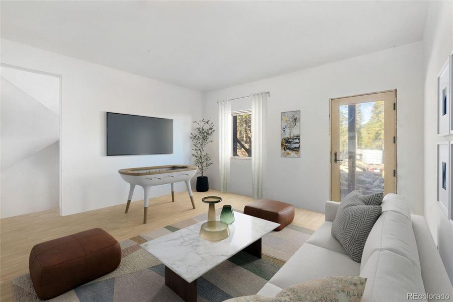 This photo is virtually staged & enhanced.