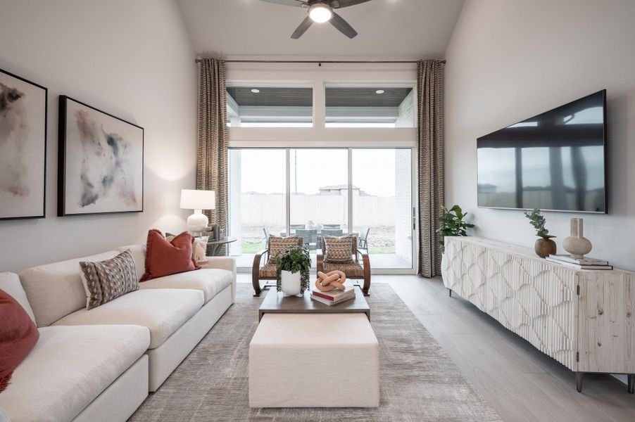 Representative furnished interior of a home built from the Cormorant by Tri Pointe Homes in Trillium, Richmond (Image 16).