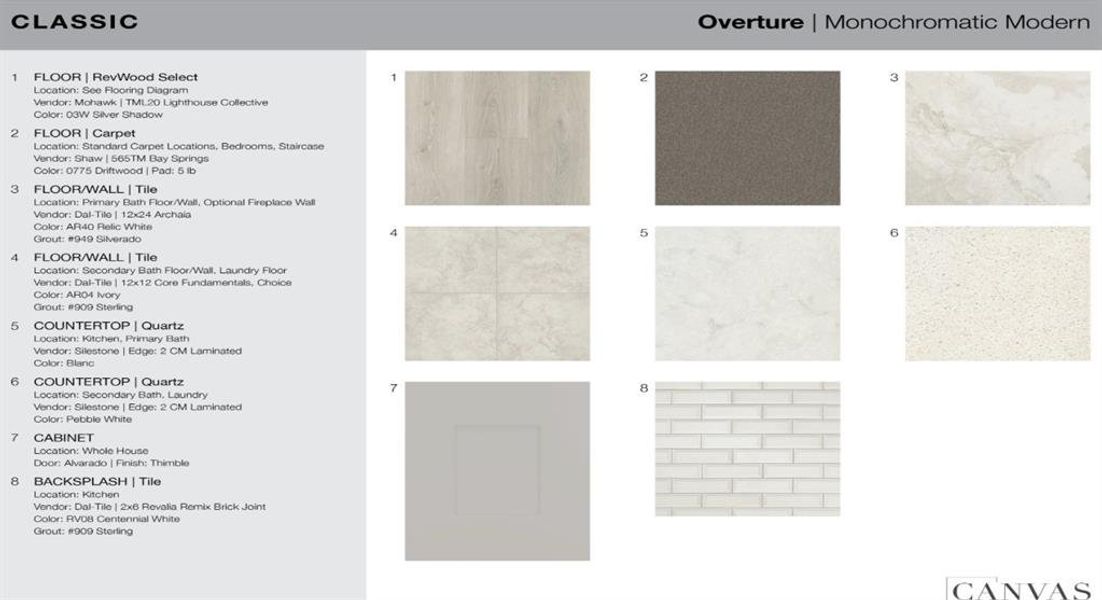 1422 Victory Terrace design selections. Home is under construction and selections are subject to change. 1422 Victory Terrace design selections. Home is under construction and selections are subject to change.