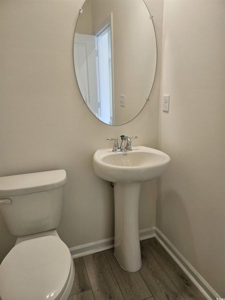 half bath downstairs