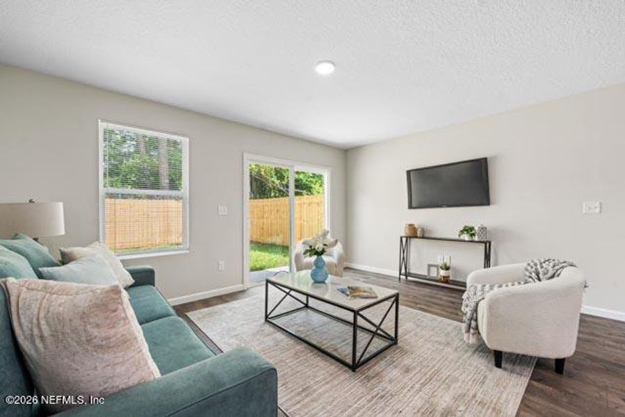 Furnished interior view inside a new home in , Jacksonville (Image 12).