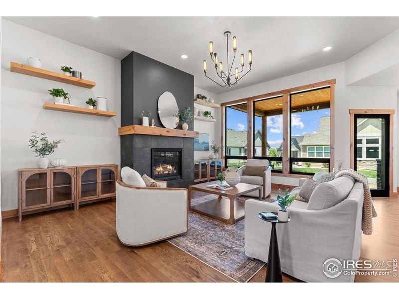 Furnished interior view inside a new home in , Berthoud (Image 3).