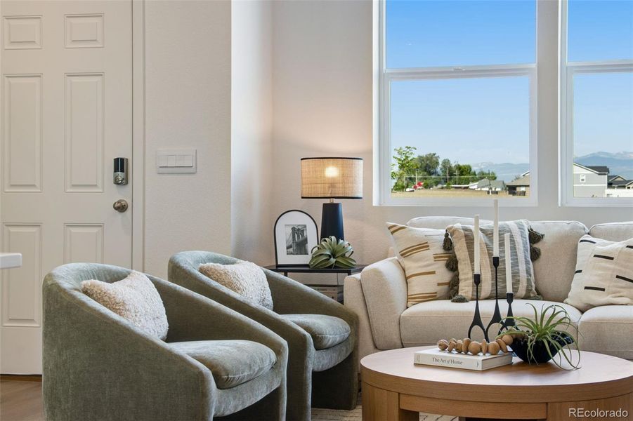 Furnished interior view inside a new home in Settlers Crossing, Commerce City (Image 10).