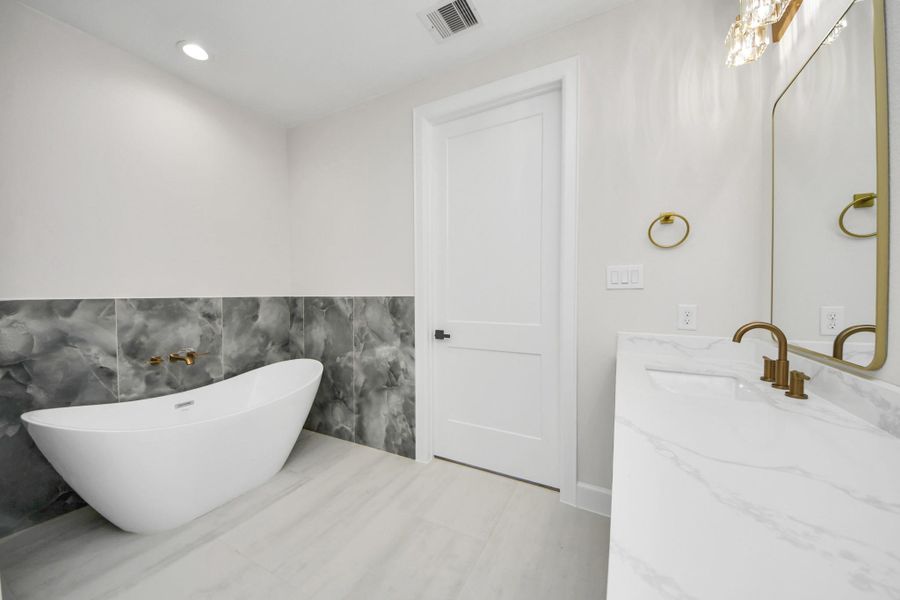 Furnished interior view inside a new home in , Houston (Image 18).