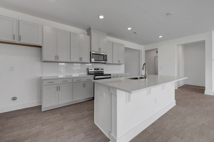 Furnished interior view inside a new home in McAlister Creek, Clayton (Image 5).