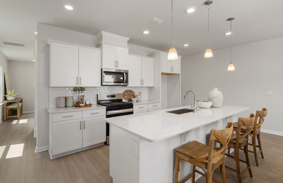 Furnished interior view inside a new home in Everton, Durham (Image 9).