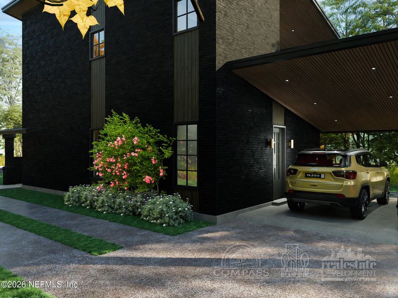 Exterior details and patio area of a home in , Jacksonville (Image 4).