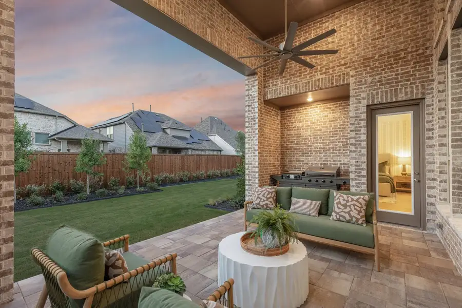 Representative Patio - some options shown