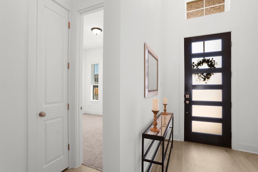 Furnished interior view inside a new home in Parkside on the River, Georgetown (Image 5).