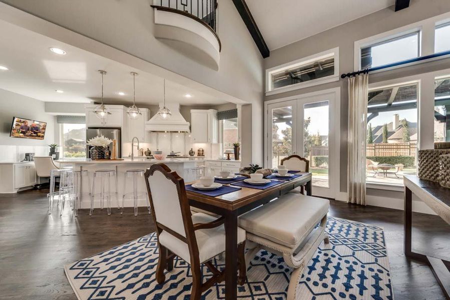 Representative furnished interior of a home built from the Grand Avery II by Grand Homes in Grand Oaks, Celina (Image 12).