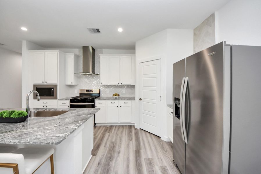 Furnished interior view inside a new home in , Houston (Image 8).