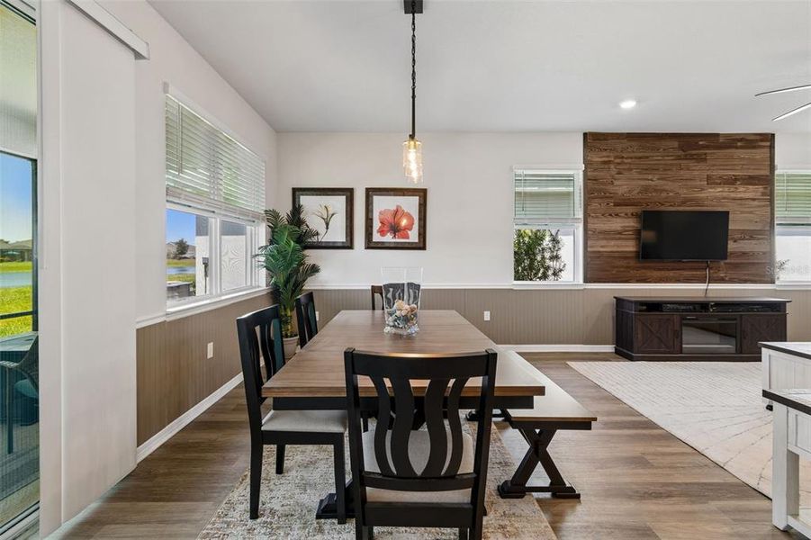 Furnished interior view inside a new home in Star Farms at Lakewood Ranch, Bradenton (Image 12).