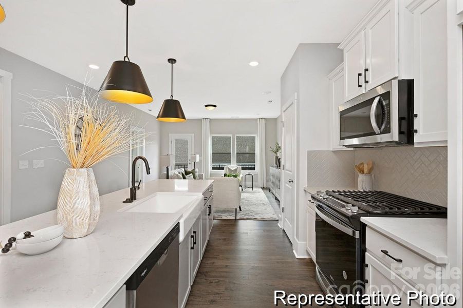 Furnished interior view inside a new home in Edgewater Lakeview On Your Lot, Lancaster (Image 11). Furnished interior view inside a new home in Edgewater Lakeview On Your Lot, Lancaster (Image 11).