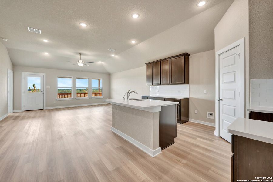 Furnished interior view inside a new home in Mesquite Ridge, San Antonio (Image 9).