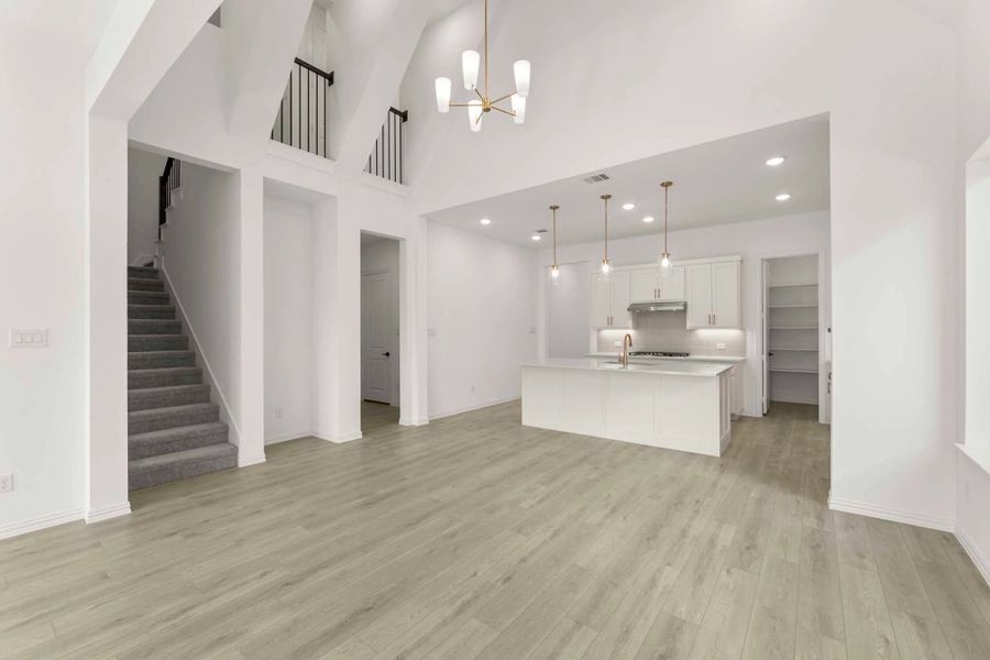 Open Kitchen-Dining Room Representative Photo