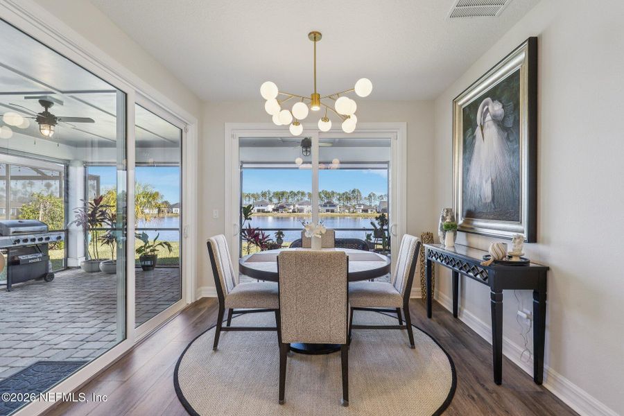 Furnished interior view inside a new home in , St. Augustine (Image 22).