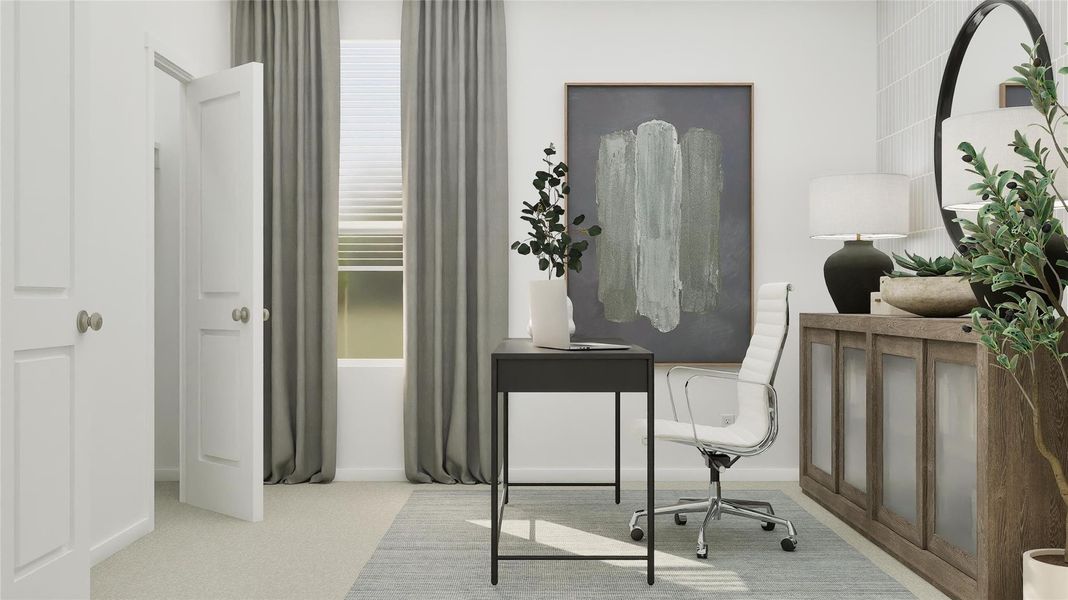 Furnished interior view inside a new home in Moore Landing, Magnolia (Image 15).