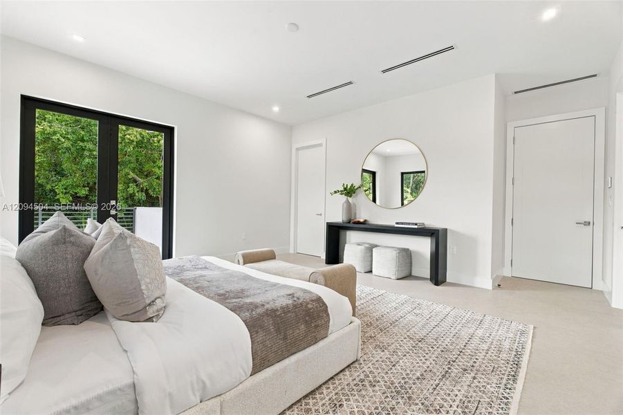 Furnished interior view inside a new home in , South Miami (Image 54).