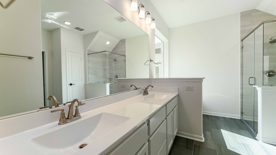 Furnished interior view inside a new home in Santa Rita Ranch, Liberty Hill (Image 7).