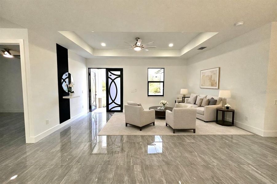 Furnished interior view inside a new home in , Lehigh Acres (Image 6).