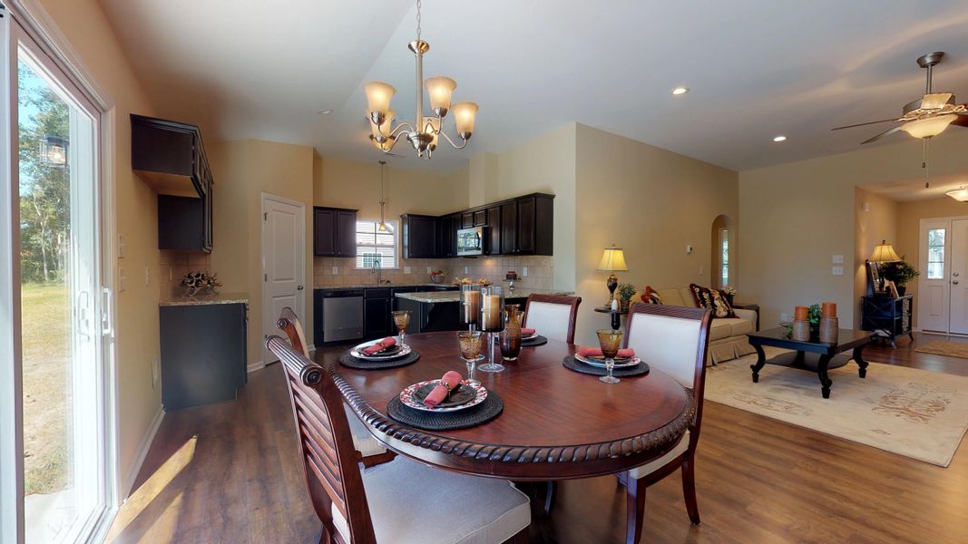 Representative furnished interior of a home built from the Wyatt by Bill Clark Homes in Davenport Farms, Winterville (Image 11).