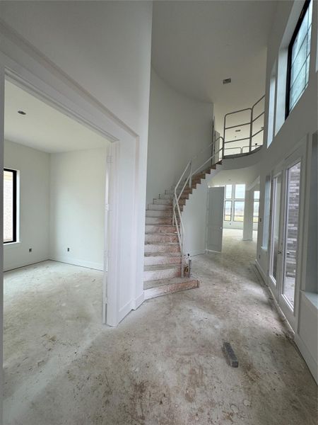 In-progress construction of a new home in Katy Court 60', Katy, TX (Image 22).