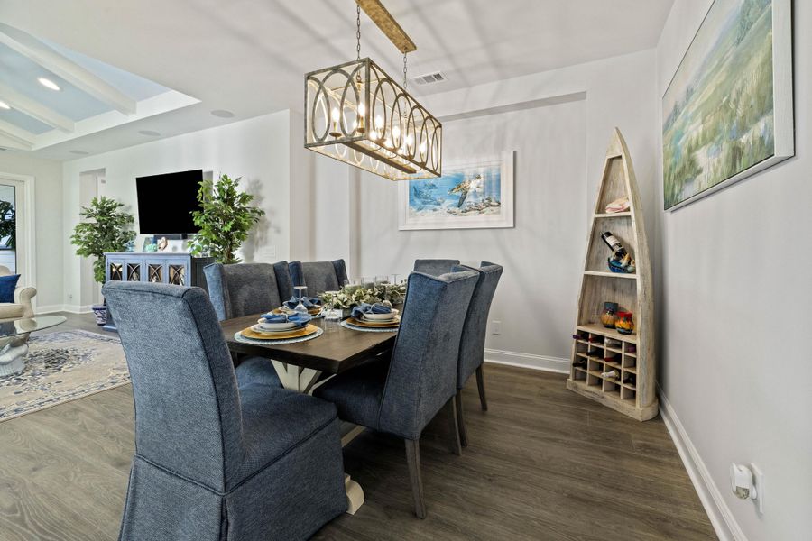 Furnished interior view inside a new home in , Hardeeville (Image 10).