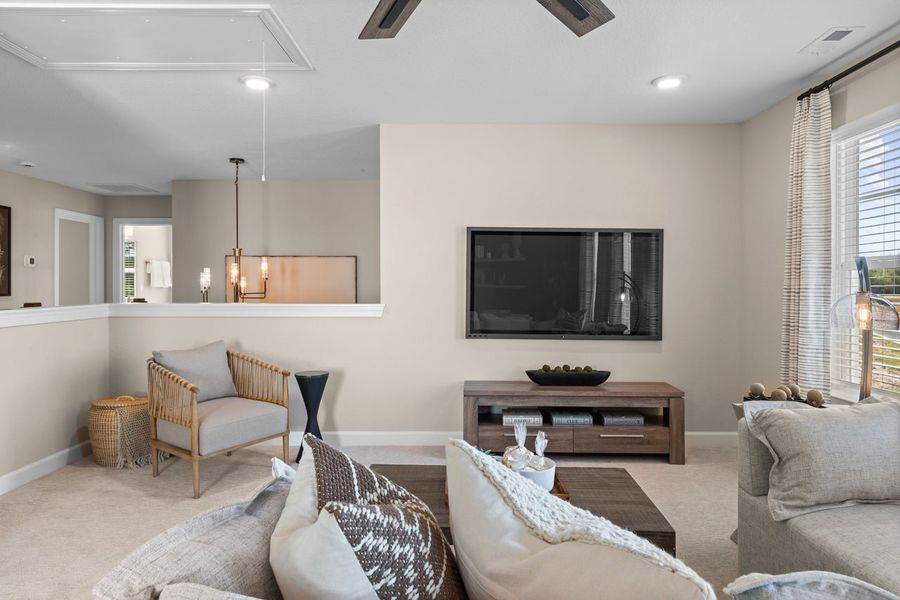 Representative furnished interior of a home built from the The Waverunner by Chesapeake Homes in Coastal Club of the Carolinas, Calabash (Image 26).