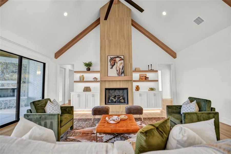 Furnished interior view inside a new home in , Aledo (Image 34).