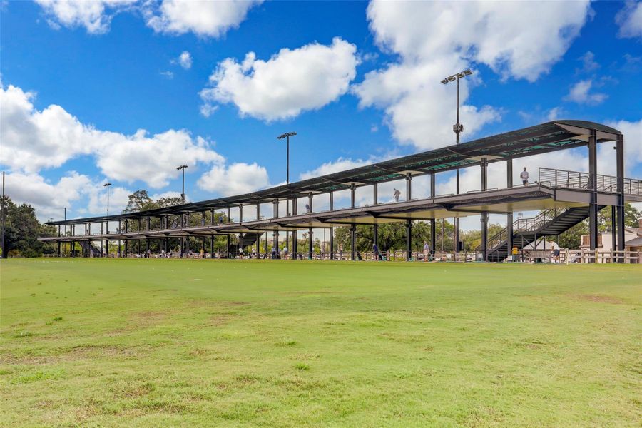 Memorial Park's Driving Range.